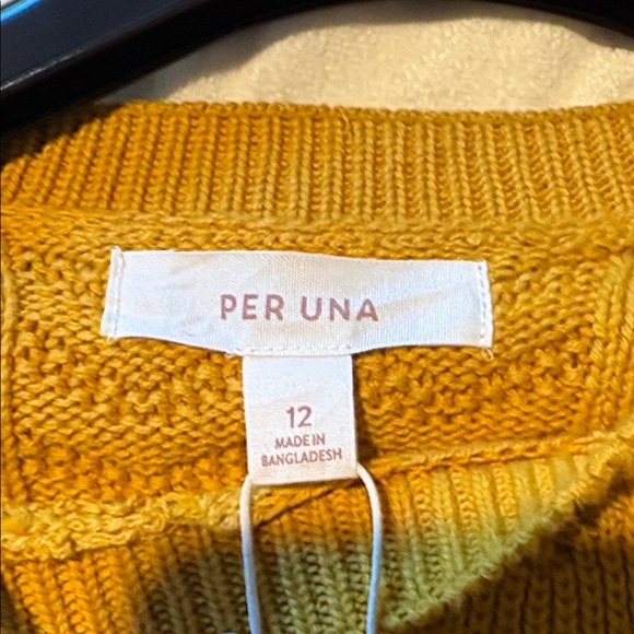 NWT PER UNA (Marks & Spencer) Mustard Knit Sweater - Picture 6 of 10